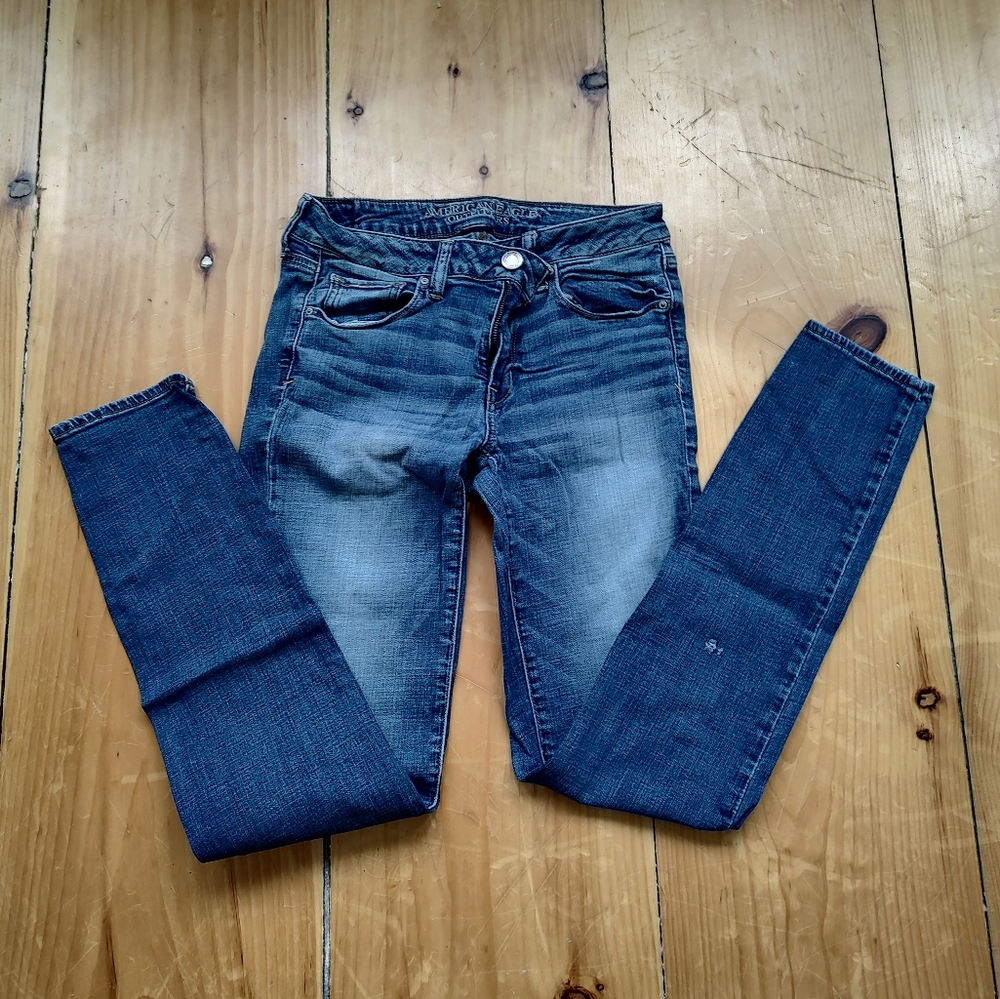 American Eagle Skinny Jean Sz 8 X-Long